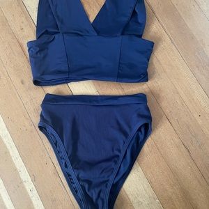 L* Space bikini in navy blue size small